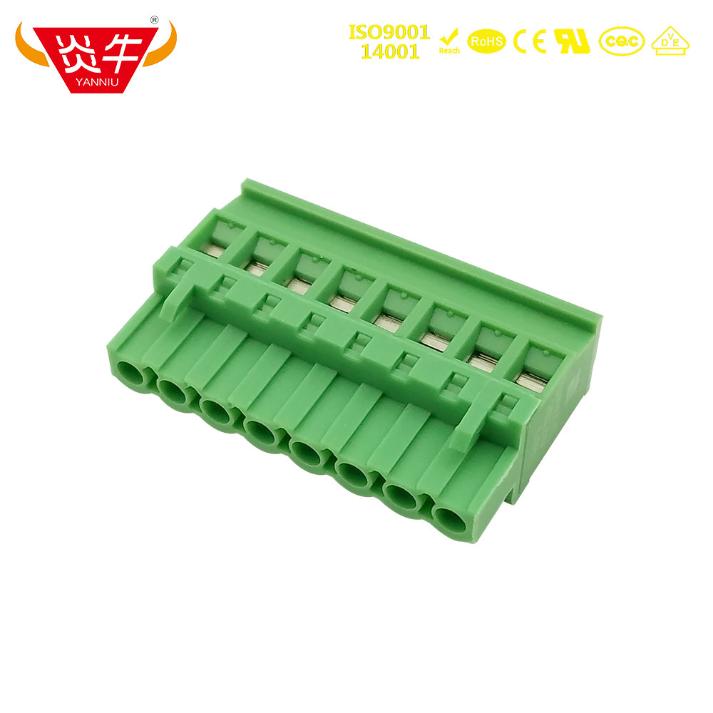 5 08mm plug-in PCB terminal block PLC terminal KF2EDGKA 2ESDP MVSTBR 2 5 ST