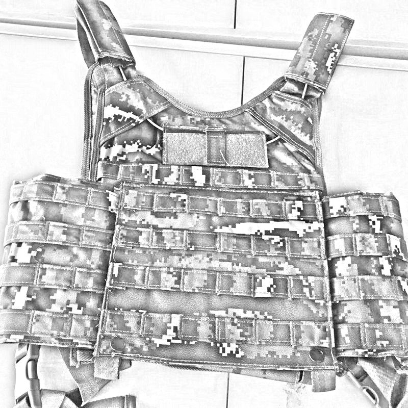 Steel wire quick removal tactical vest body armor protection multi-function Special Force training weight vest