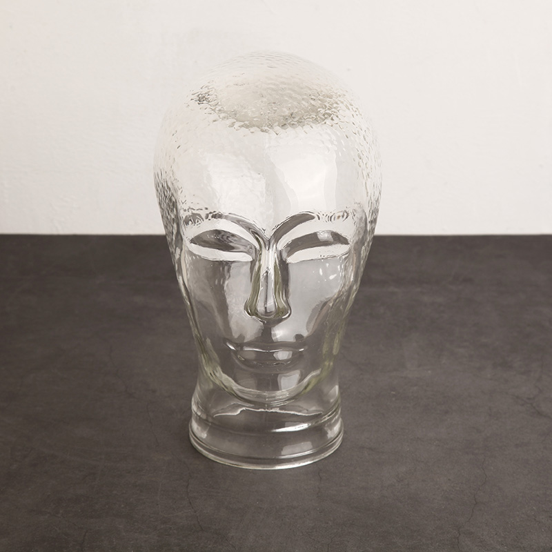 German production 70s glass human head model vintage vintage decoration European old objects collection