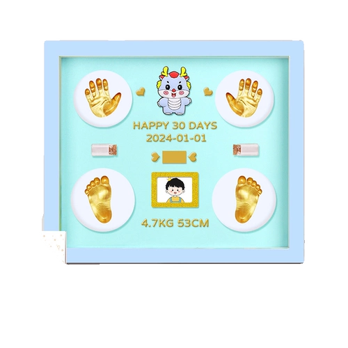 Отпечатки рук и ног, детская чернильная подушечка, сувенир для хранения пуповины, фоторамка