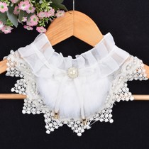 Spring and Autumn collar lace trim accessories good-looking knitwear new collar decoration fake collar children wild tide