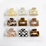 Аксессуар для волос, квадратная брендовая высокая заколка-крабик, акула, заколка для волос, Южная Корея, изысканный стиль