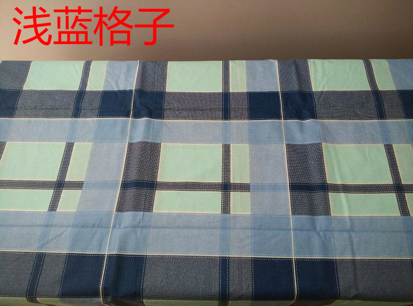 Bông chăn che sinh viên quân sự đào tạo an ninh duy nhất quilt bộ quân xanh hồ màu xanh ánh sáng màu xanh ký túc xá quilt cover