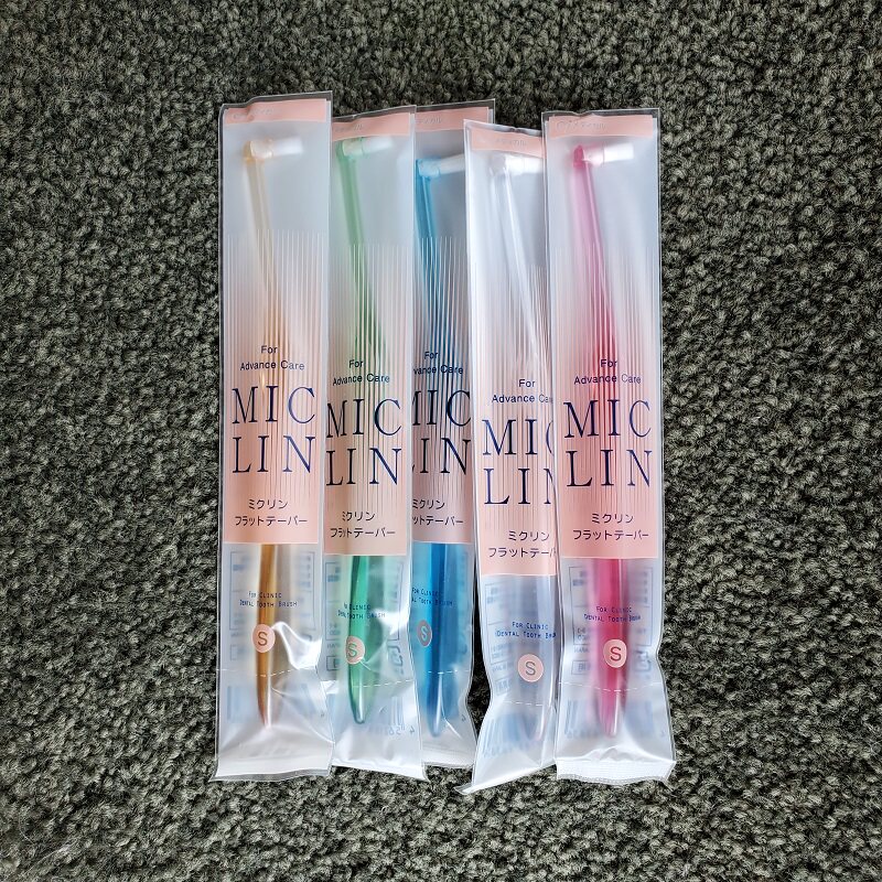 Japan CI single-beam orthodontic toothbrush pet special cat candy-colored soft hair flat-head wisdom tooth toothbrush single
