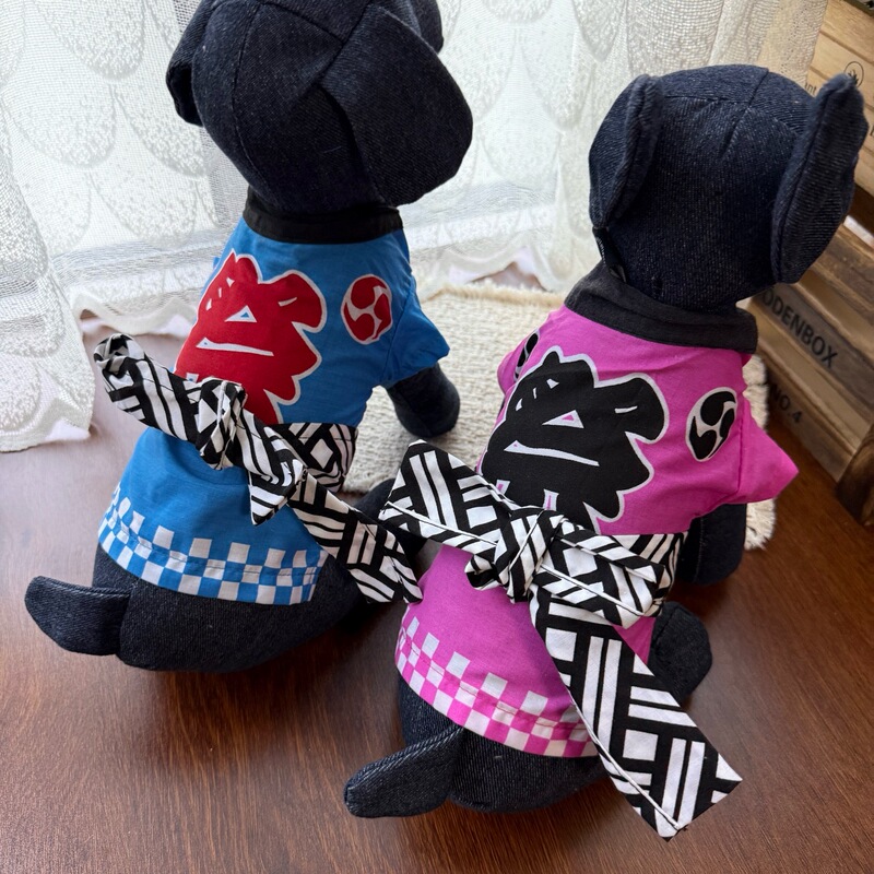 Special Offer: Japanese-Style Pet Cat and Dog Pure Cotton Kimono Bathrobe Vest, Non-Elastic, for Cats, Yorkshire Terriers, Maltese