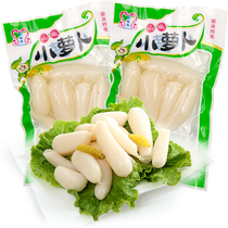 Land Brook production Yugg Mountain pretzels 130g Pepper Water radish Acid Spicy Crisp pickled sauerkraut ready-to-eat snacks