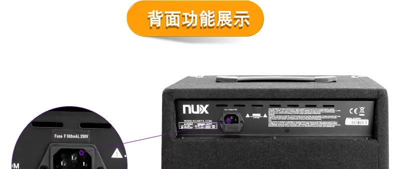 Little Angel NUX DA30BT Loa trống điện tử 30W Jazz Drum Đặc biệt Máy khoan âm thanh Trống loa - Loa loa