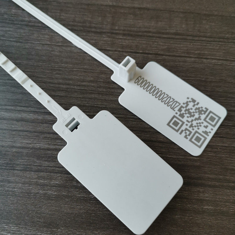 Disposable plastic seal Logistic Garden Tie label Anti-fake burglar-proof seal Express woven bag Packing Pendant