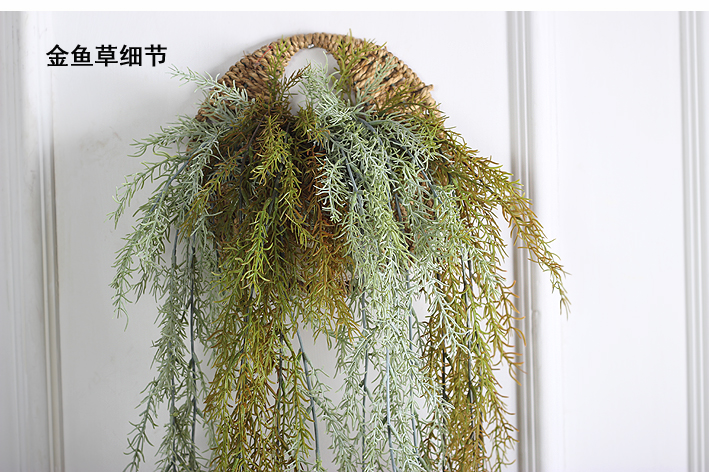 Mô phỏng treo tường cây nho hoa trang trí tường hoa trang trí trần hoa giả hoa nho điều hòa không khí bao gồm cá vàng cỏ - Hoa nhân tạo / Cây / Trái cây lan giả hạc