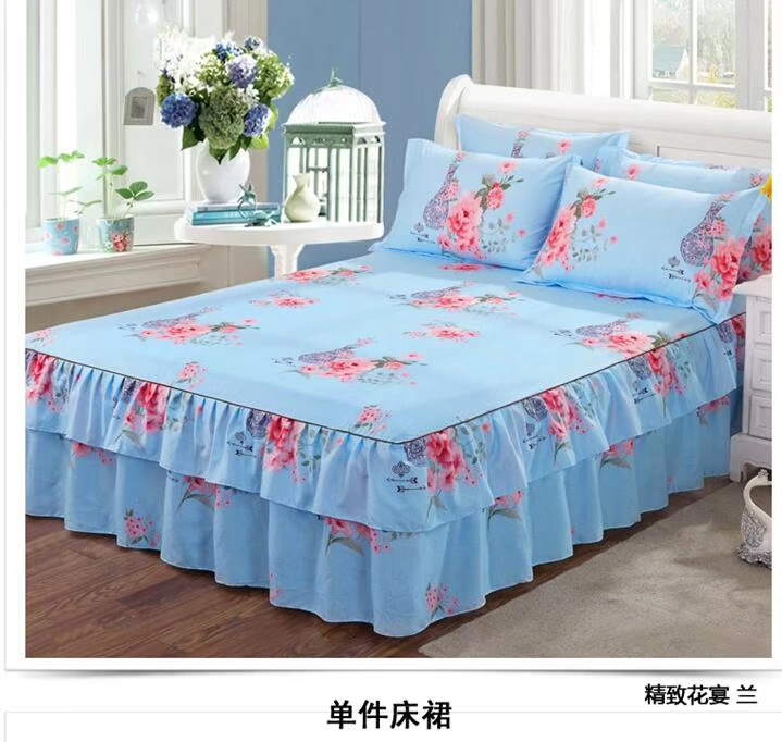 Các nhà sản xuất trượt bông đôi mảnh giường váy cotton ren bedspread Simmons tấm bìa bảo vệ công chúa Hàn Quốc - Váy Petti