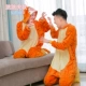 Mùa thu và mùa đông dày phim hoạt hình đàn ông và phụ nữ cặp đôi đồ ngủ liền kề nhà vệ sinh phiên bản dịch vụ nhà flannel san hô lông cừu trang phục đồ ngủ đôi