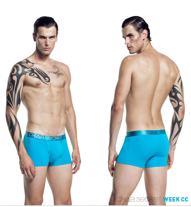 7 hộp quà tặng bí mật cua nam đồ lót cotton màu sắc gợi cảm ma thuật tuần màu quần boxer tóm tắt nam - Eo cao quan lot giay
