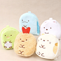 Japanese Corner Bio-Authorized Plush Solid Paparazzi Portable Zero Wallet Contained Small Bag Pendant Key Ring Buckle