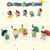 Crayon small new cute Adnercopy Apple iPhone13promax anti-fall protection bracket 12 mobile phone shell