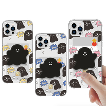 South Korea TRYCOZY applies Apple iPhone13promax transparent anti-fall bracket can be plugged in 12 phone shell