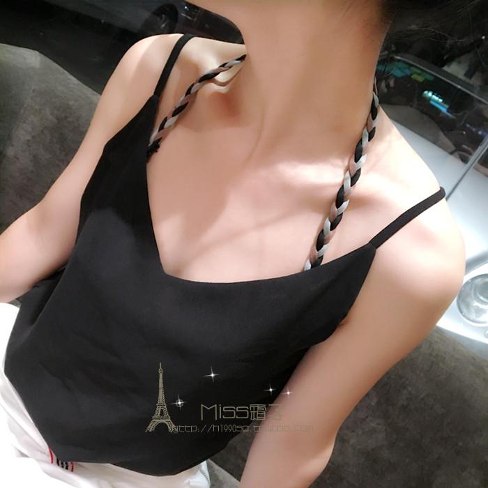 [Mua 2 tặng 1] Dây đeo vai lớn móc tay bện rộng móc dây đeo vai treo cổ áo lót có dây vai bị rò rỉ có thể được điều chỉnh dây áo trong suốt sợi bún