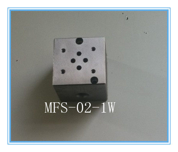 Stack valve Valve block oil circuit board MF-02-1W hydraulic oil circuit board Valve plate base No 45 steel