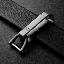 Zhongbang titanium alloy wear belt waist car keychain simple belt buckle horseshoe buckle key chain creative gift