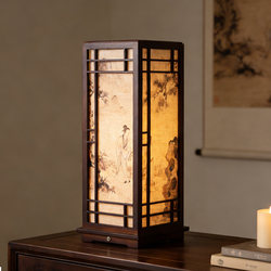 2026 New Model Song-Style Aesthetic Living Room Table Lamp, Palace-Style Vintage Sofa Side Lamp, New Chinese-Style Bedroom Ambiance Lighting