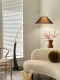 French Mid-Century Style Living Room Fishing Floor Lamp with a High-End Feel, Decorative Next to the Sofa, Trendy Design, Light Luxury Standing Lamp