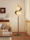 Japanese Wabi-Sabi Style Floor Lamp Retro Designer Creative New Chinese Style Living Room Study Bed and Breakfast Medieval Solid Wood Lamps