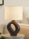 Nordic Living Room Decorative Table Lamp, Simple Medieval Wabi-Sabi Style, Retro Designer Art Decoration, Study Bedside Table Lamp