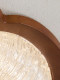 American retro bedroom ceiling lamp full spectrum eye protection new Chinese style mid-century style round solid wood retro study lamp