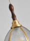 American retro cafe chandelier brass hand-soldered lamp bedroom bedside restaurant stained glass small chandelier