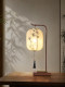 2026 New Model Song Dynasty Aesthetic Tea Room Table Lamp Hotel Chinese Style Vintage Wooden Master Bedroom Bedside Lamp