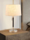 Nordic American Simple Bedroom Bedside Table Lamp Creative Romantic Retro Living Room Study Wedding Room Decoration Fabric Lamp