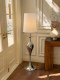 Vintage-Style Minimalist Floor Lamp, French Light Luxury Bauhaus Design, Suitable for Living Room and Bedroom, Creating an Atmospheric and High-End Feel, Retro Standing Lamp