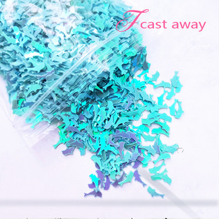 起泡胶填充物蓝色紫红色小海豚slime梦幻海洋海豚泥做泥的材料20g