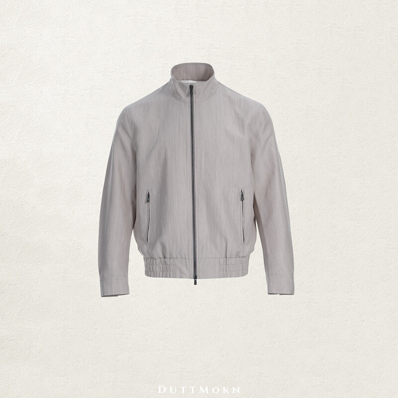Duttmokn【Australian Virgin Wool + Japanese Triacetate + European Hemp】Bc Harrington Tailored Casual Jacket Duttmokn【Australian Virgin Wool + Japanese Triacetate + European Hemp】Bc Harrington Tailored Casual Jacket