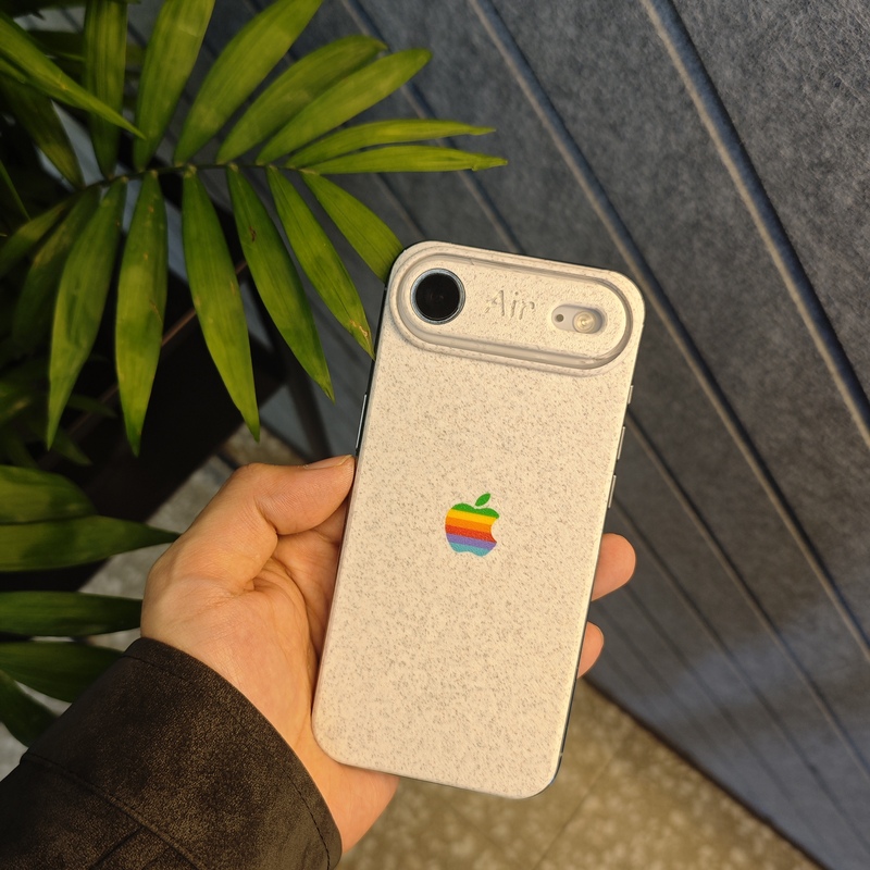 Suitable for Apple iPhone 17 Air Pro Max Magnetic Back Cover Phone Case, Ultra-Thin New Magsafe Magnetic Charging 3D Printed Scratch-Resistant Heat Dissipation Simple Texture Anti-Yellowing Fingerprint-Resistant Back Cover