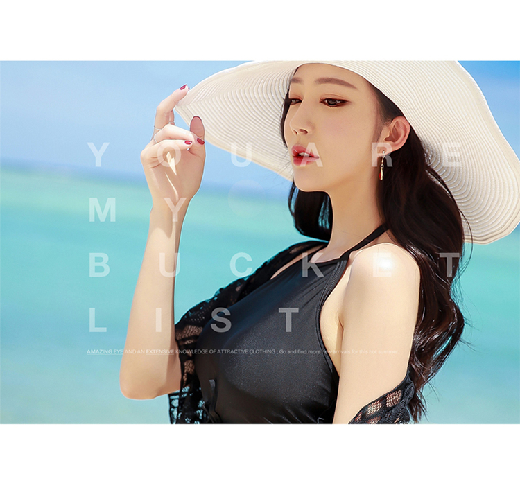 Áo tắm mới mùa xuân nóng bỏng của phụ nữ ba mảnh bảo thủ váy bikini thể thao bikini ngực nhỏ tập hợp học sinh áo tắm mỏng đồ bơi 2 mảnh kín đáo