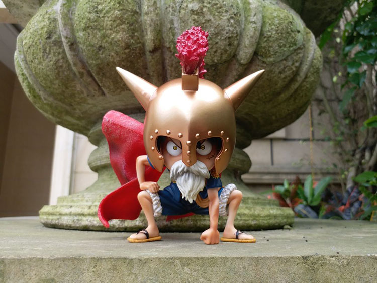 ONEPIECE Arena Luffy Road West Làm bằng tay Anime Mô hình búp bê ngoại vi Trang trí sinh nhật - Capsule Đồ chơi / Búp bê / BJD / Đồ chơi binh sĩ mô hình one piece chibi