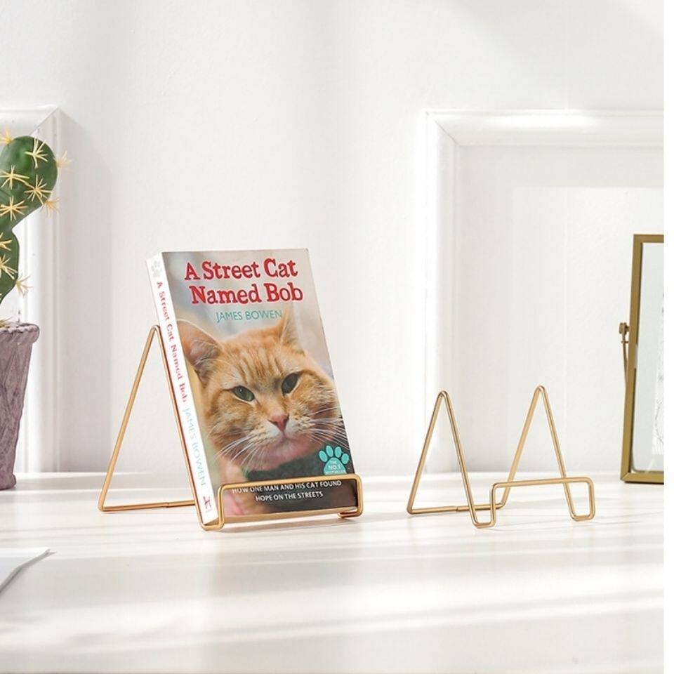 Living room wrought iron bracket nail display support frame photo frame photo album bracket ipad mobile phone rack record display rack