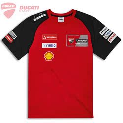 Ducati 티셔츠 Diadora 공동 브랜드 GP24TeamReplica 남성용 반팔 순수 코튼 여름 한정판