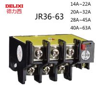 JR36-63 thermal relay 220 380V motor overload protector 14-63A thermal overload relay