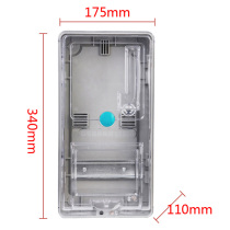 Single-phase meter box 220v electronic meter meter box plastic transparent one meter box for one household