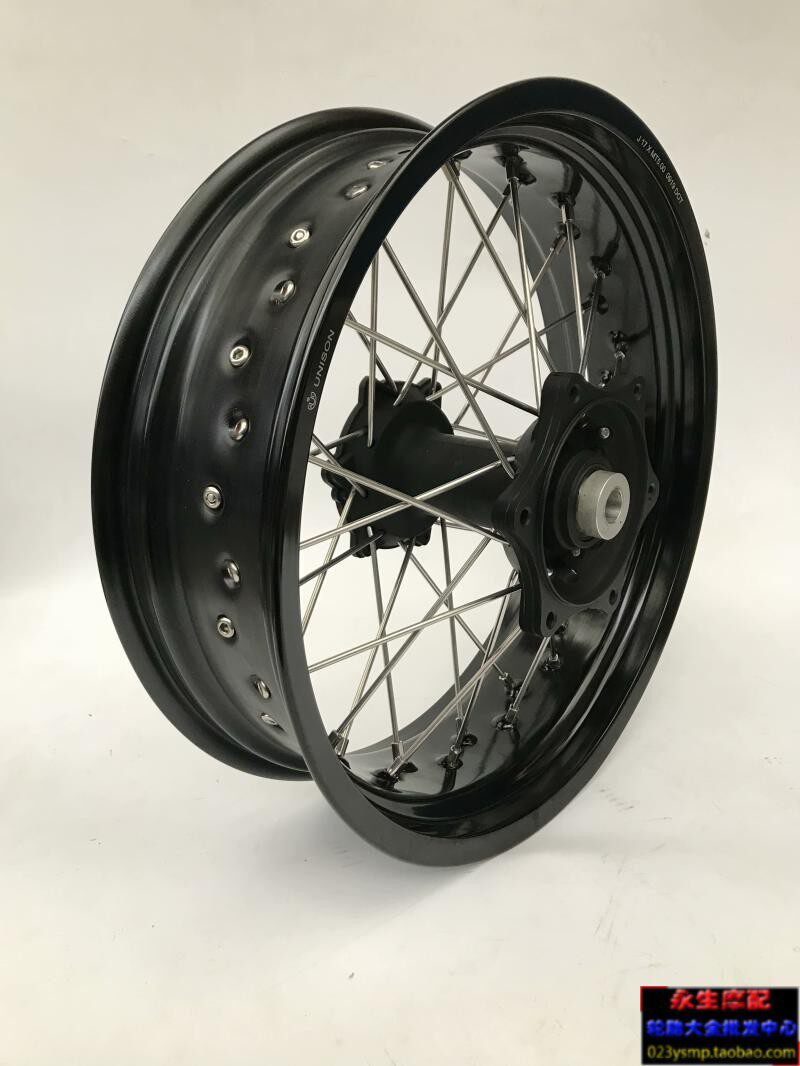 Xin source X6 cross-country locomotive retrofit slip tire rim assembly 2 5 3 0 3 5 4 25 5 00X17 inch