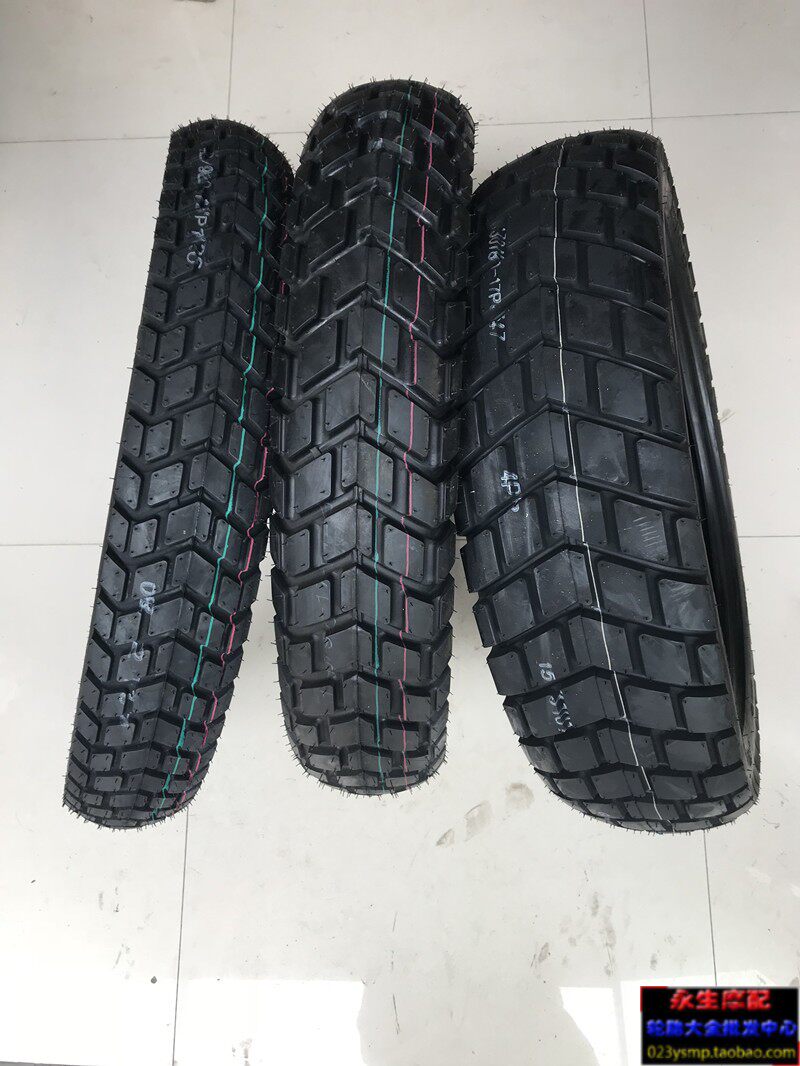 Jialing Wing Man GY Xinyuan X3 cross-country locomotive retrofit 19 rear 17 inch Tortoise Back Sword Tooth Widened Distant Star Tire