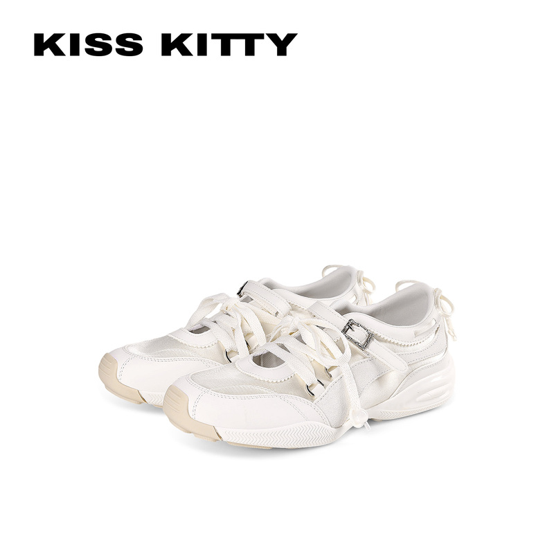 Kisskitty Sports Mary Jane Shoes for Women, 2026 Summer New Ballet Sneakers, Versatile Trendy Casual Shoes Kisskitty Sports Mary Jane Shoes for Women, 2026 Summer New Ballet Sneakers, Versatile Trendy Casual Shoes