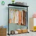 Áo khoác sàn phòng ngủ móc áo đơn giản lưu trữ hộ gia đình di động đa chức năng treo quần áo kệ - Kệ ke trang tri Kệ