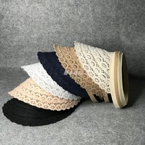 Korean version of the network red in card card belt simulation lace shade sun shade jitter lady in spring and summer hollow hat