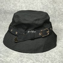 Decorative belt card buckle gold shade sunscreen popular fashion female Korean version of the pot fishermans hat