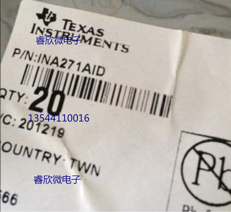 INA271AIDR SOP-8 original TI Texas Instruments current and power regulator Inquiry before shooting