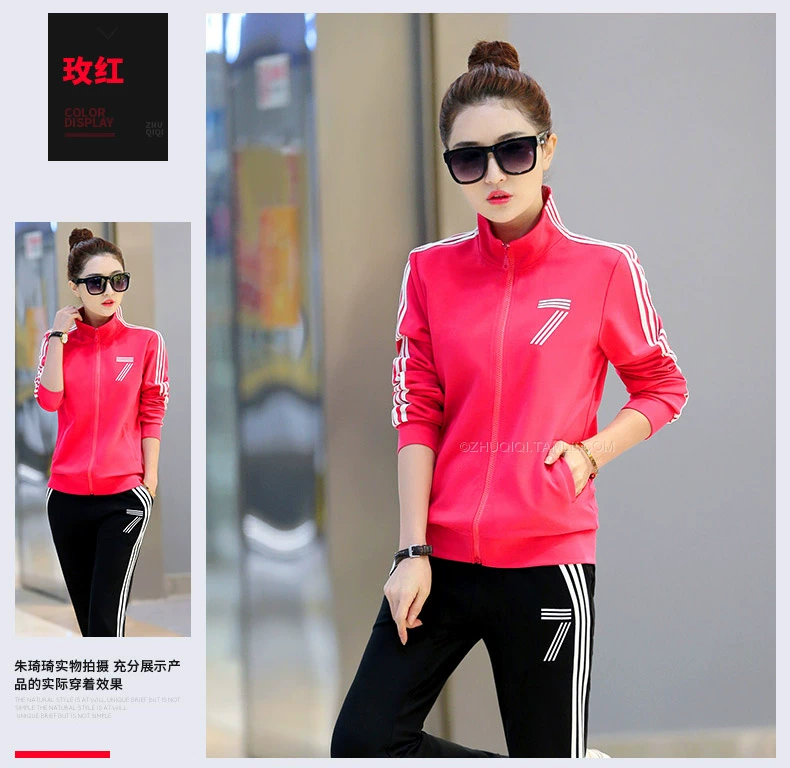 Mùa thu đông 2019 mới phù hợp với thể thao nữ hai mảnh thời trang 361 Hàn Quốc giản dị cỡ lớn áo len rộng phù hợp