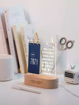 2021 ins style creative custom electronic luminous table calendar postgraduate entrance examination countdown small calendar desktop ornaments