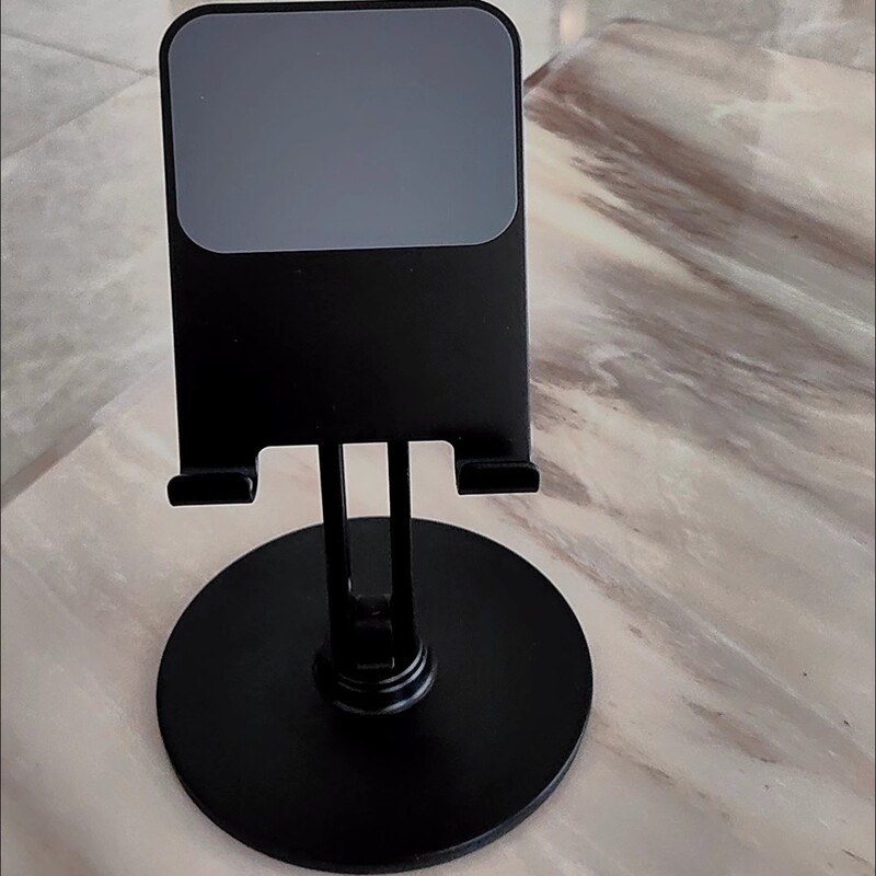 Tabletop Weighted Stable Tablet Stand Aluminum Alloy Rotating Bracket Phone Holder for Office Desk Placement